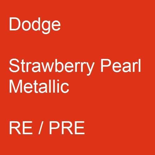 Dodge, Strawberry Pearl Metallic, RE / PRE.